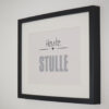 Poster "Heute: Stulle"