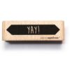 Stempel "YAY"-Fähnchen