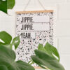 Poster "JIPPIE YEAH" Terrazzo