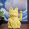 Winkekatze "Lucky Cat", gelb