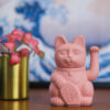 Winkekatze "Lucky Cat", pink