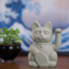Winkekatze "Lucky Cat", grau