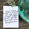 Postkarte "EINES MORGENS"