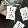 Geschenkanhänger "Weihnachten - Lametta" No. 7, 12er-Set