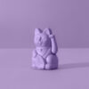 Winkekatze "Lucky Cat" mini, lila
