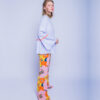 Risy & Jerfs Bluse "Jersey", hellblau-weiß gestreift