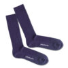 DillySocks Ribbed, dark purple