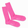 DillySocks Ribbed, splashed pink