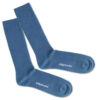 DillySocks Ribbed, steel blue