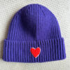 UNIO Mütze MIKA "Heart", violet