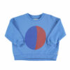 Piupiuchick Sweatshirt "Circle", blue