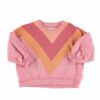 Piupiuchick Sweatshirt "Triangle", pink