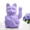 Winkekatze "Lucky Cat" large, lila