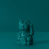 Winkekatze "Lucky Cat" mini, grün
