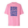 Mads Nørgaard Organic T-Shirt HEAVY DYE DASSEL TEE, begonia pink
