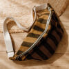 rose in april Banana Bumbag STRIPES, cumin/black