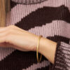 LULU Copenhagen Color Bangle Armreif, brushed gold