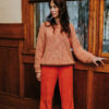 Grobstrick-Pullover YUKI, peach