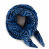 rose in april Tuch BIANCA, L, zebra blue greek