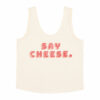 Sisters Department Sleeveless Top SAY CHEESE, ecru